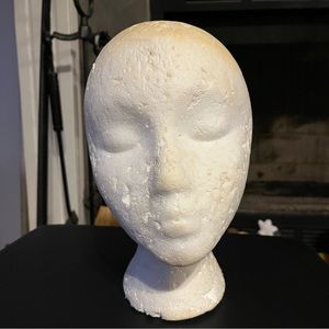Mannequin Styrofoam Foam Hat Wig Styling Head Stand 10”